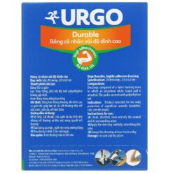 Băng cá nhân Urgo Durable màu da 20 miếng hình 2