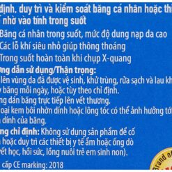 Băng keo Urgo Syval Film Transparent trong suốt cuộn 2.5cm x 5m hình 3